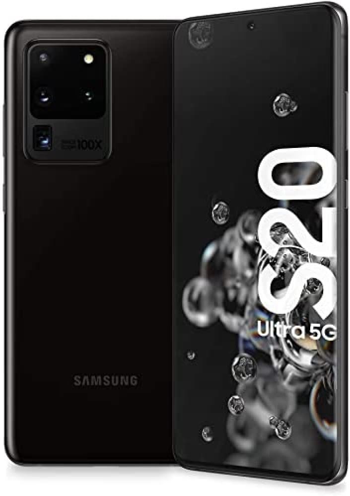 Samsung (Refurbished) S20 Ultra 5G Factory Unlocked SM-G988U1 Cosmic Black 12 GB RAM 256GB Memory
